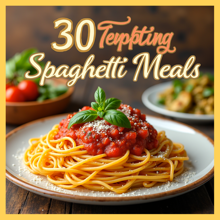 30 Tempting Spaghetti Meals