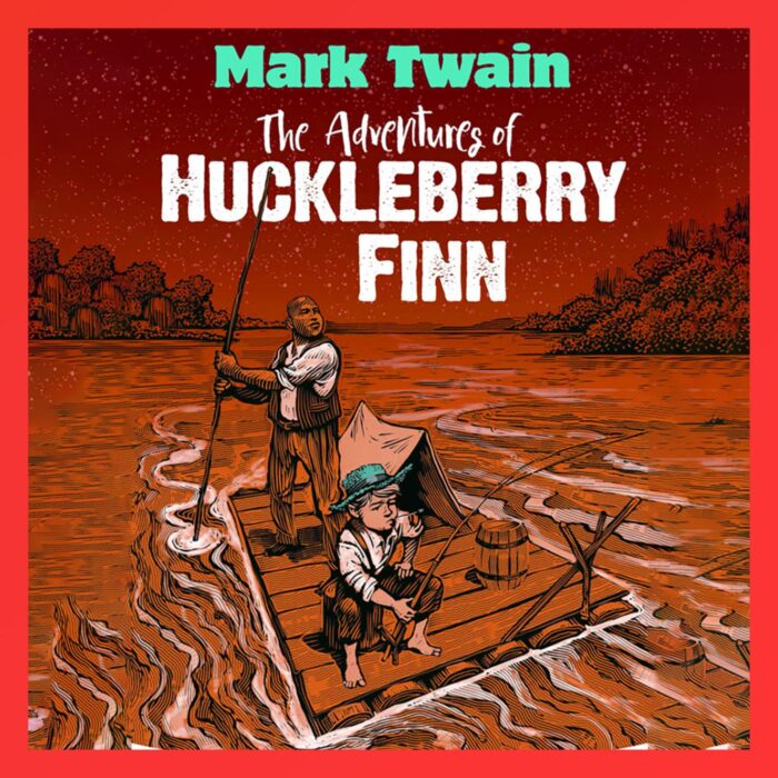 The Adventures of Huckleberry Finn audiobook cover